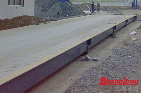 浙江溫州永中街道4節150噸二手地磅